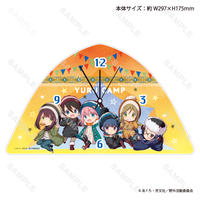 ゆるキャン△SEASON2　テント型壁掛け時計