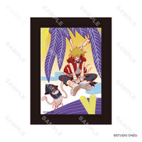 サマーウォーズ　花札アクリルフレーム (十一月 柳：キング・カズマ＆マンスケ)