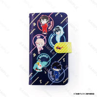 体操ザムライ　手帳型スマホケース（カラオケの鉄人コラボデフォルメVer）