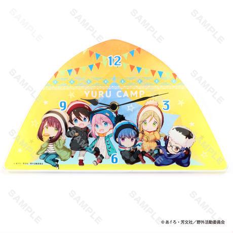 ゆるキャン△SEASON2　テント型壁掛け時計
